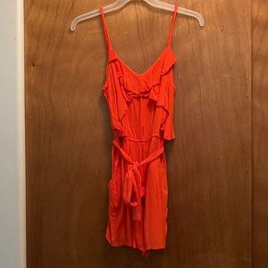 Orange Romper